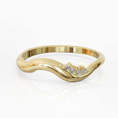 טבעת הליה זהב ויהלומים