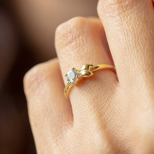 טבעת אנטיאה אקוומרין