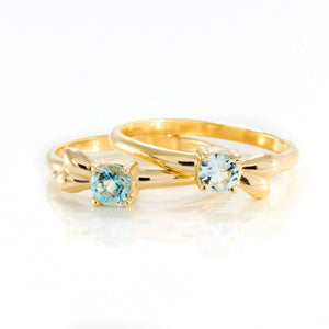 טבעת אנטיאה אקוומרין