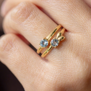 טבעת אנטיאה אקוומרין