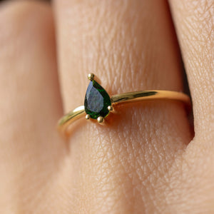 טבעת קליסטו טורמלין ירוק