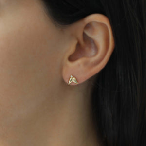 עגילי סירנה יהלומים