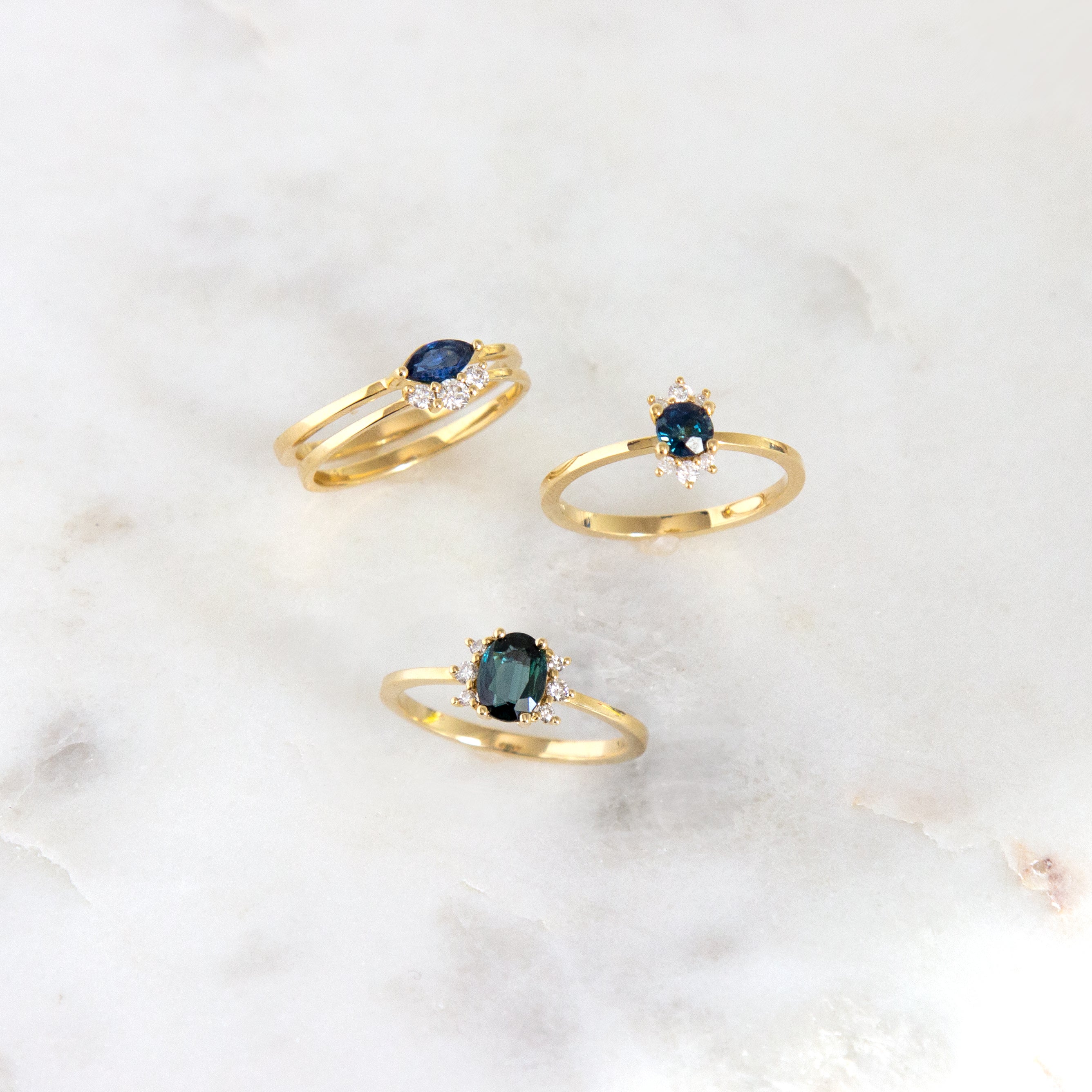 טבעות משובצות אבני חן