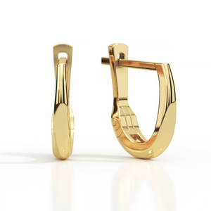 עגילי חישוק קטנים מזהב