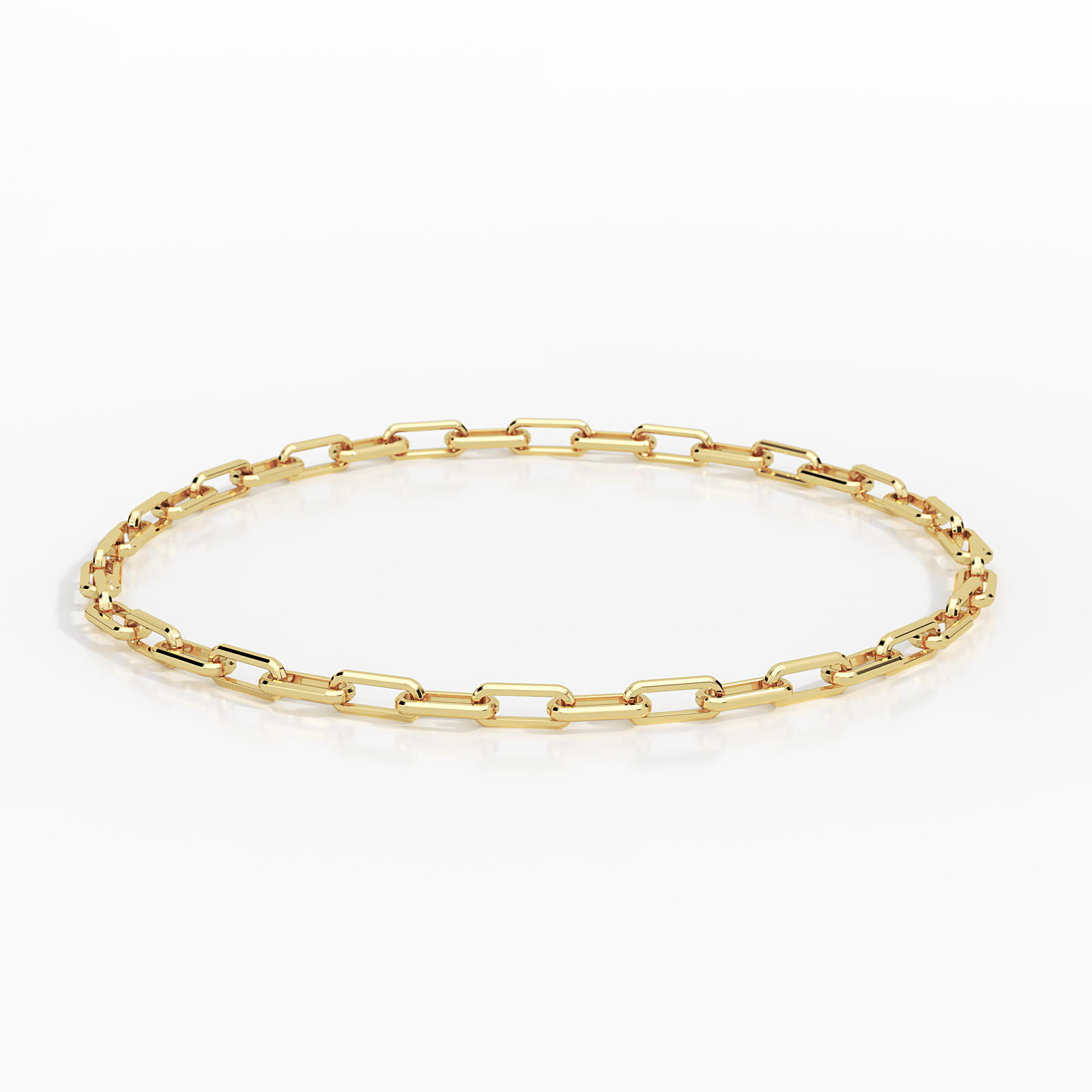 צמיד חוליות זהב לאישה