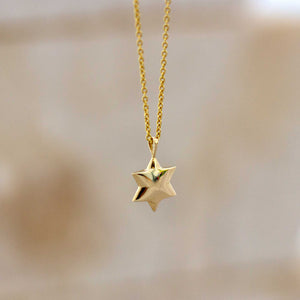 תליון מגן דוד מזהב