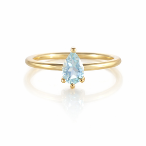 טבעת קליסטו אקוומרין