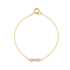 צמיד זהב עדין בהשראת וינטאג׳