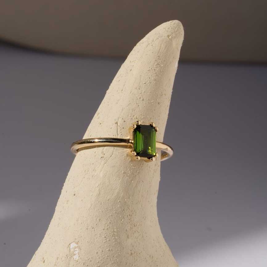 טבעת קטיה טורמלין ירוק