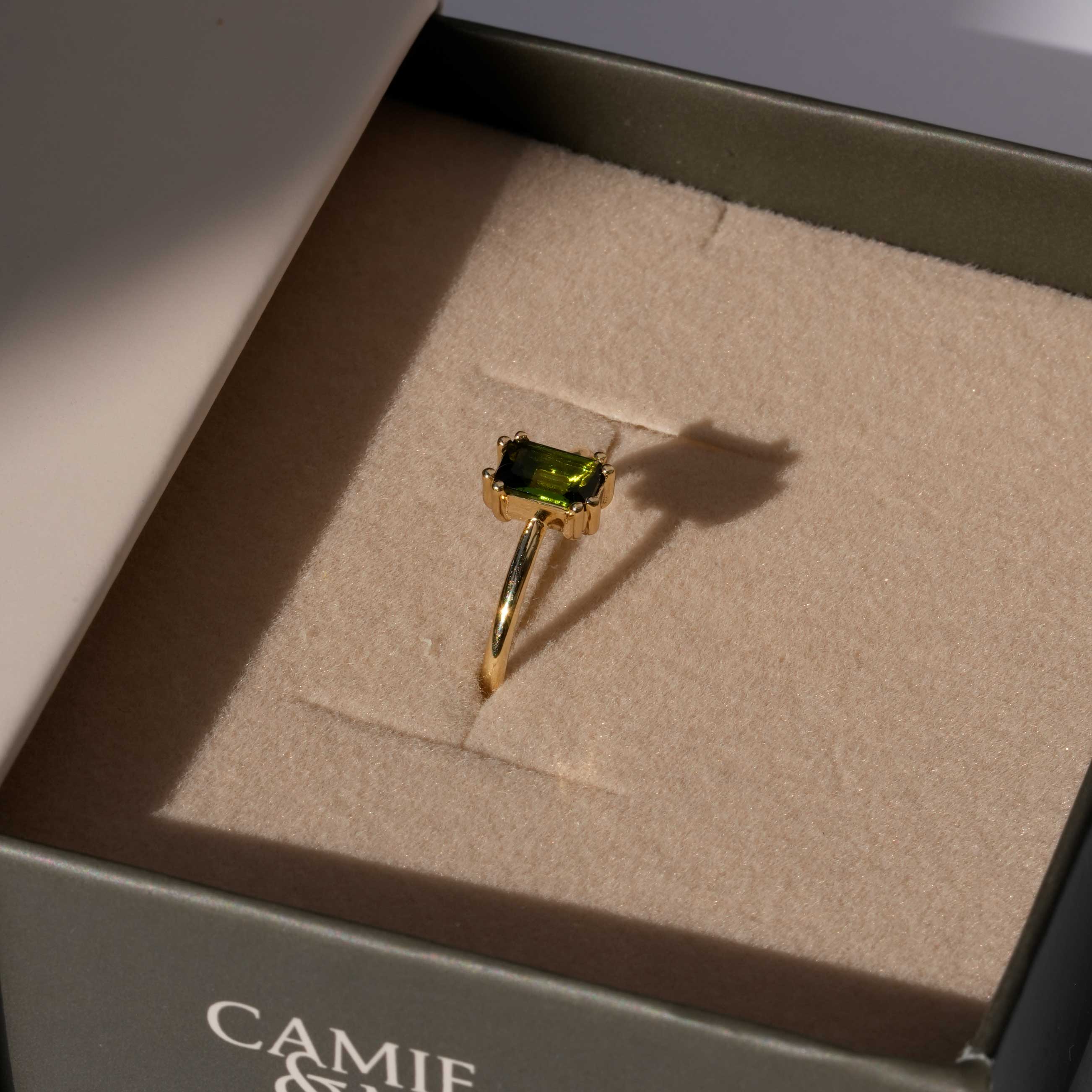 טבעת קטיה טורמלין ירוק