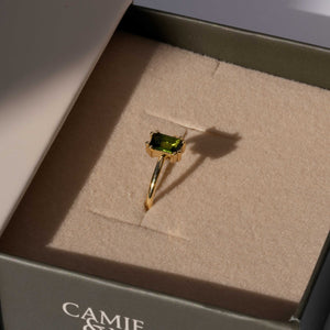 טבעת קטיה טורמלין ירוק