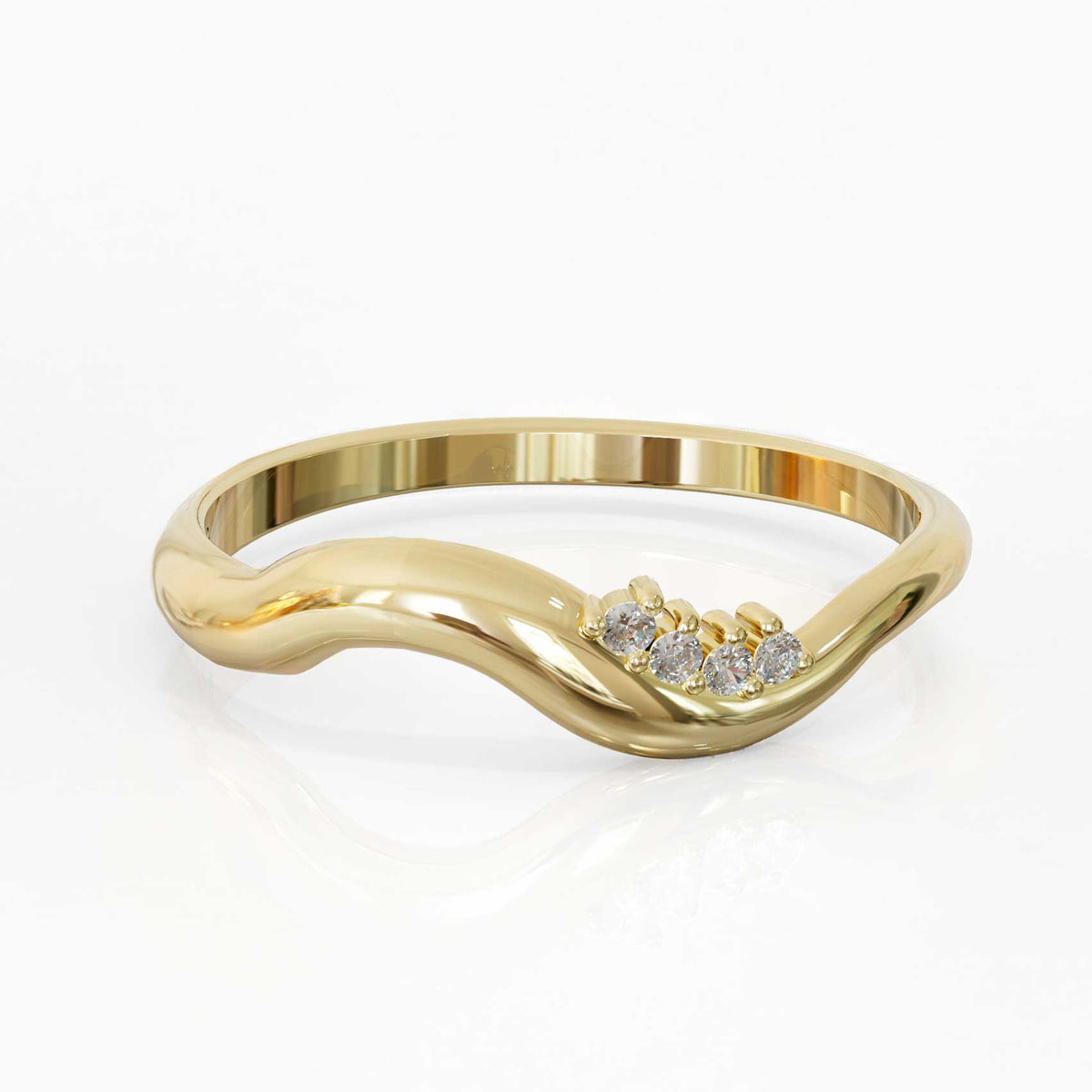 טבעת הליה זהב ויהלומים