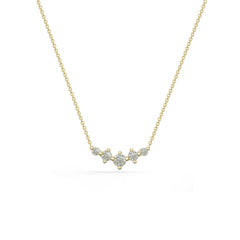 שרשרת שירה זהב ויהלומים