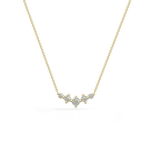 שרשרת שירה זהב ויהלומים