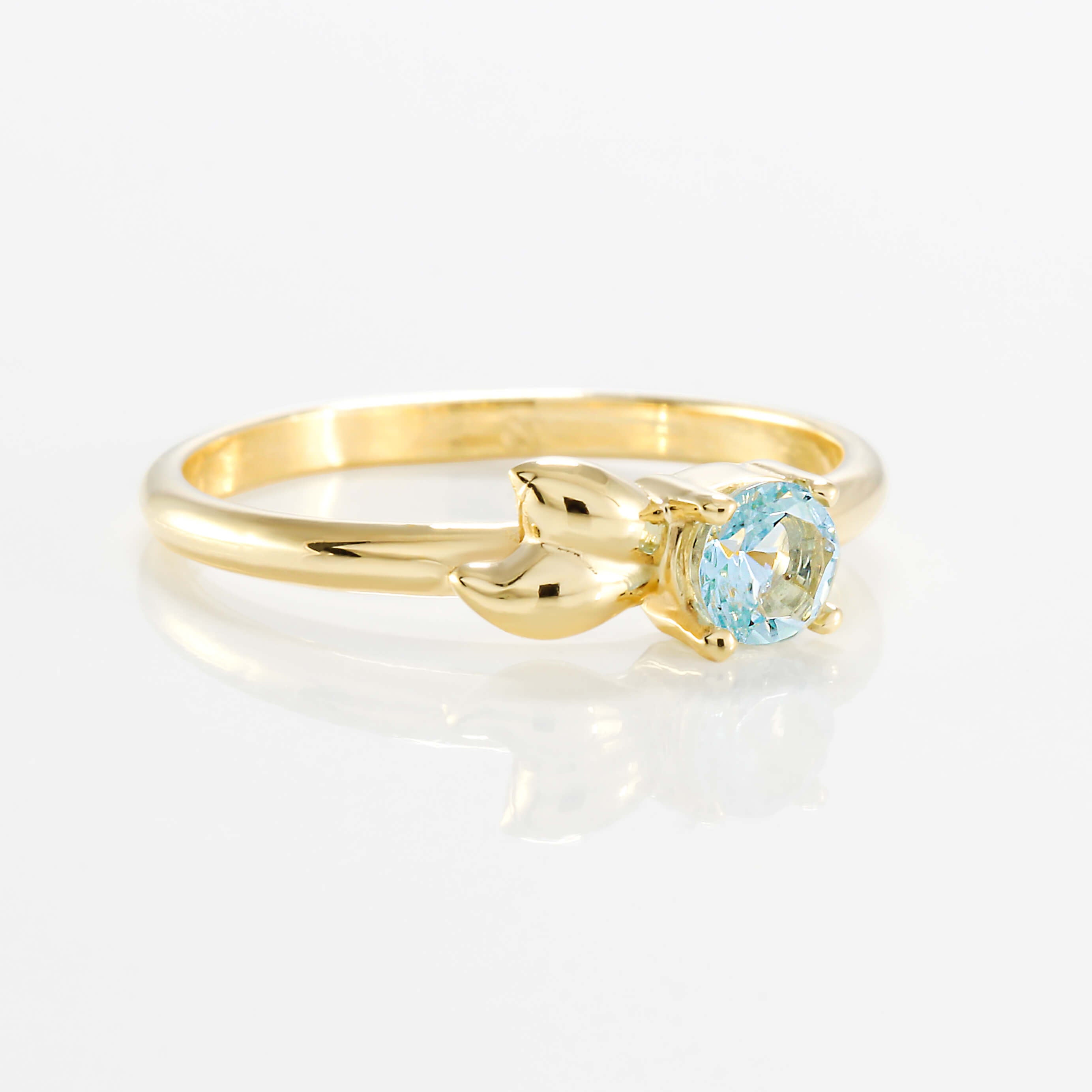 טבעת אנטיאה אקוומרין