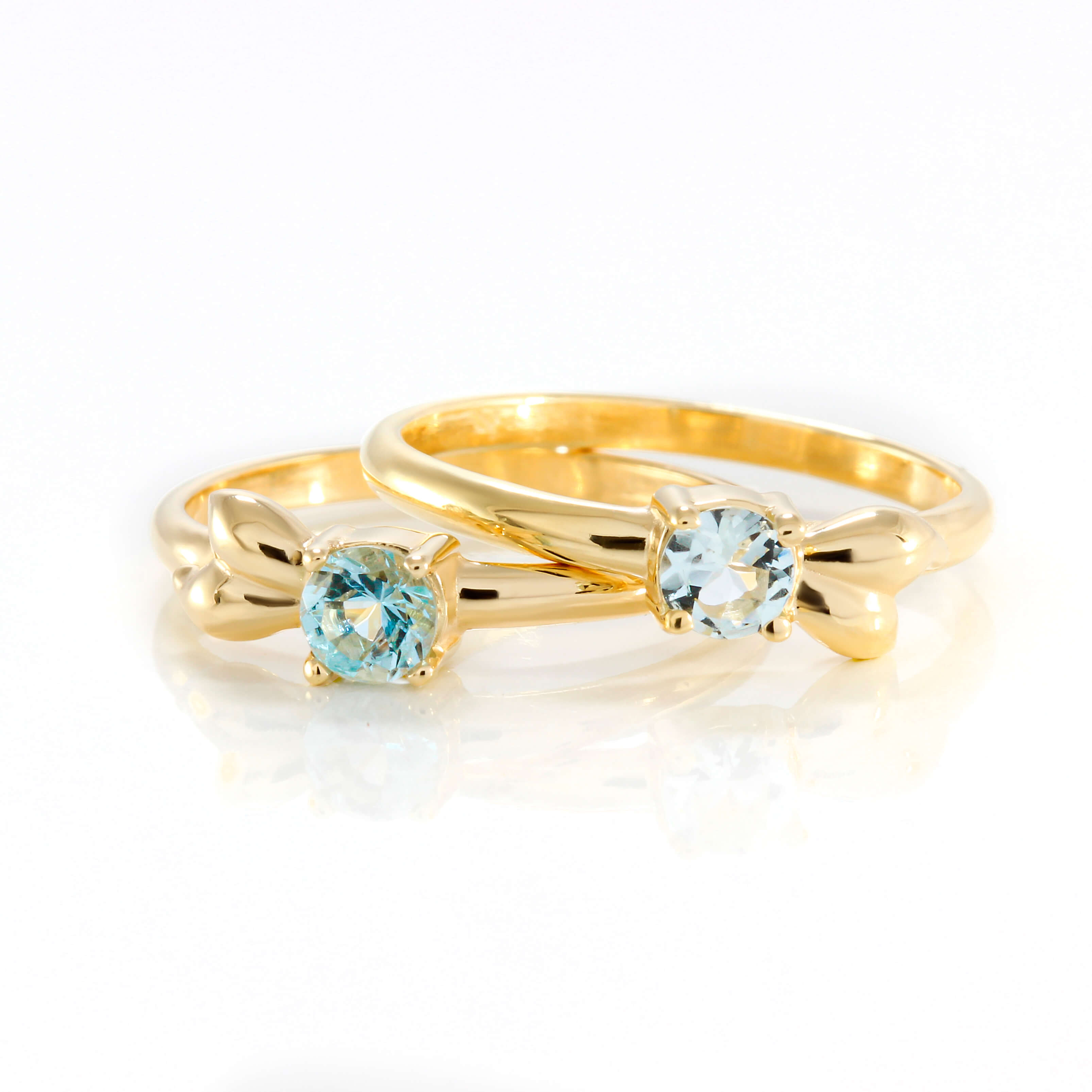 טבעת אנטיאה אקוומרין