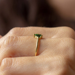 טבעת קליסטו טורמלין ירוק