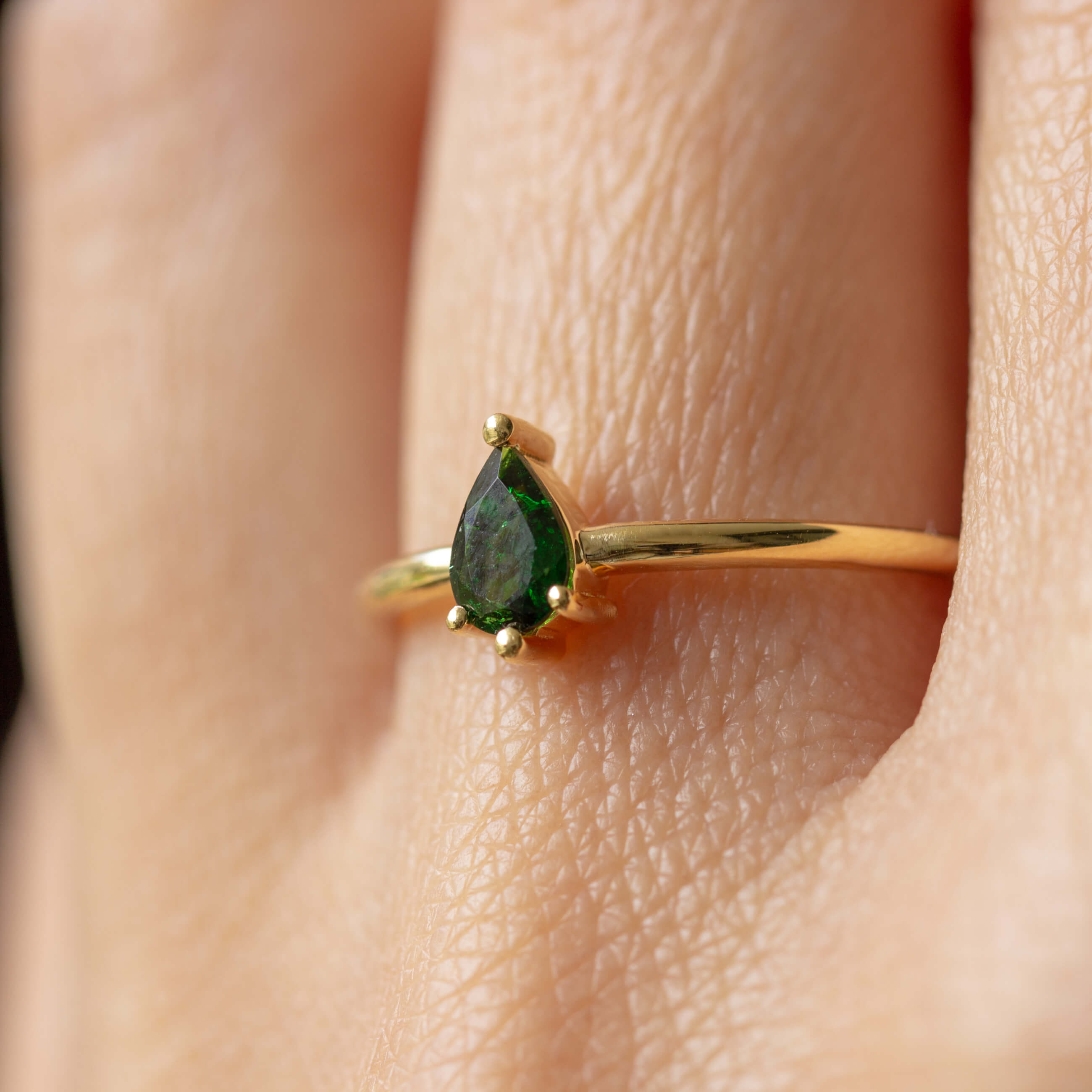 טבעת קליסטו טורמלין ירוק