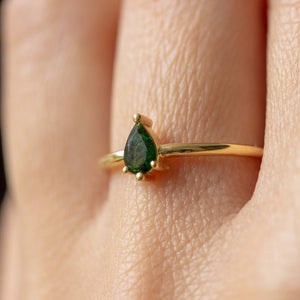 טבעת קליסטו טורמלין ירוק