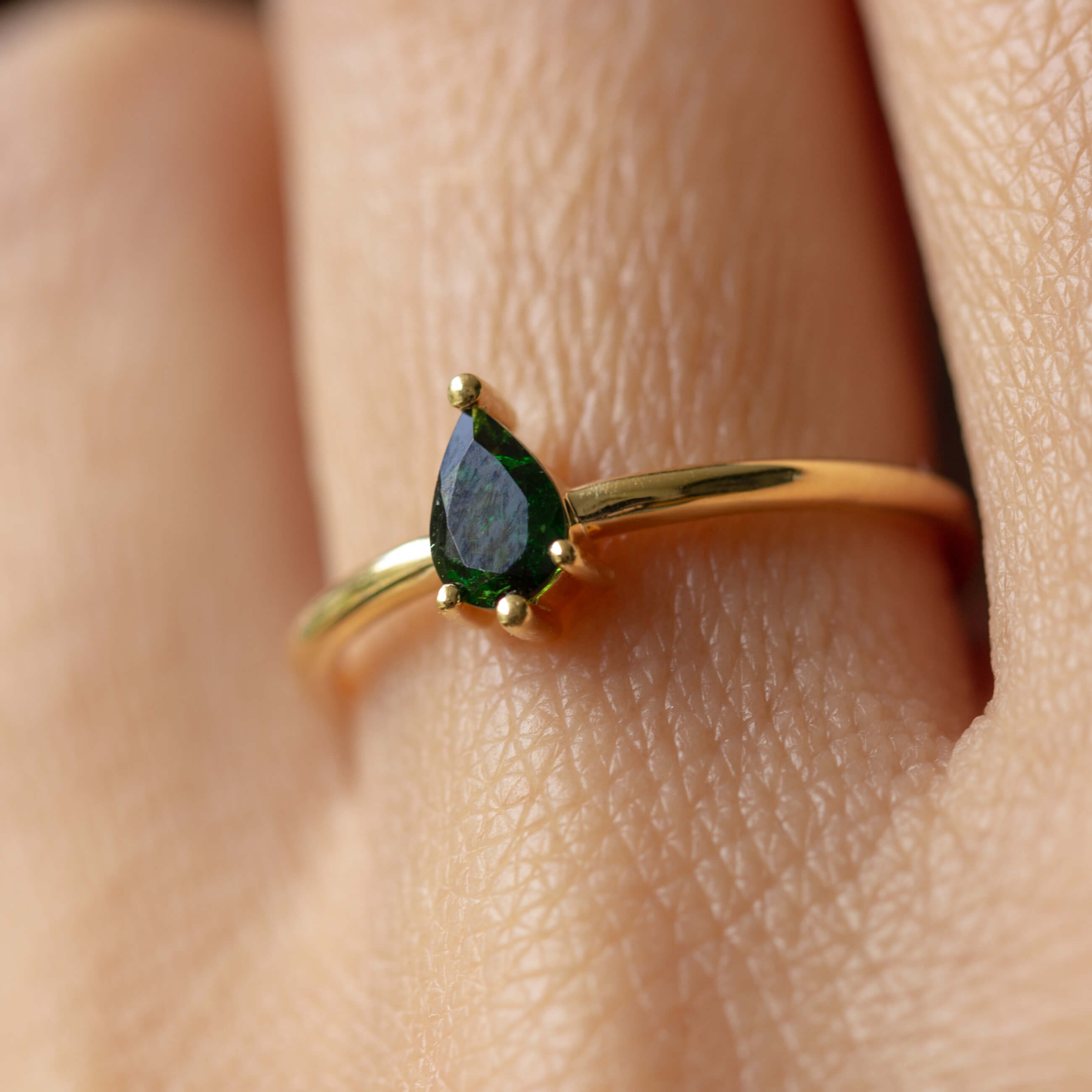 טבעת קליסטו טורמלין ירוק